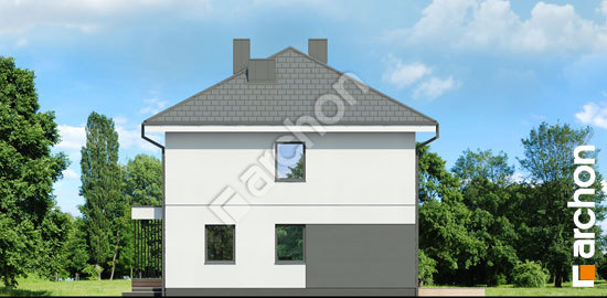 Elewacja boczna projekt dom w arkadiach 7 r2 ff026880983fd73fbb01879bbf30fe93  265