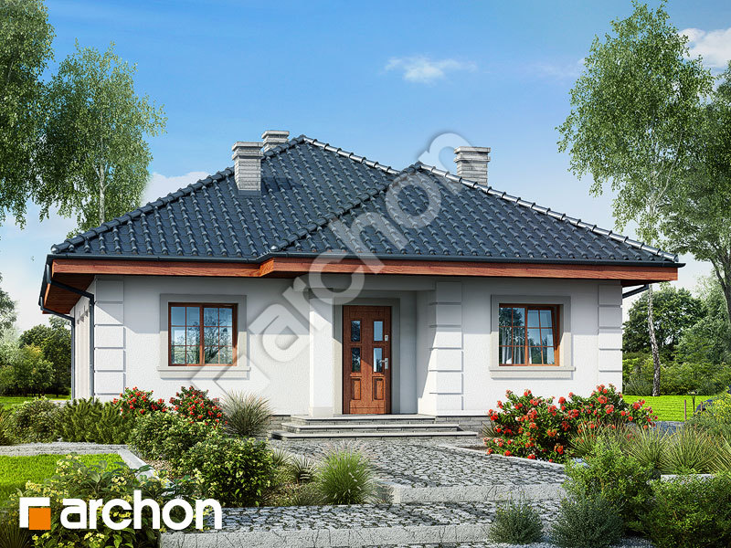 gotowy projekt Dom w imbirze widok 1