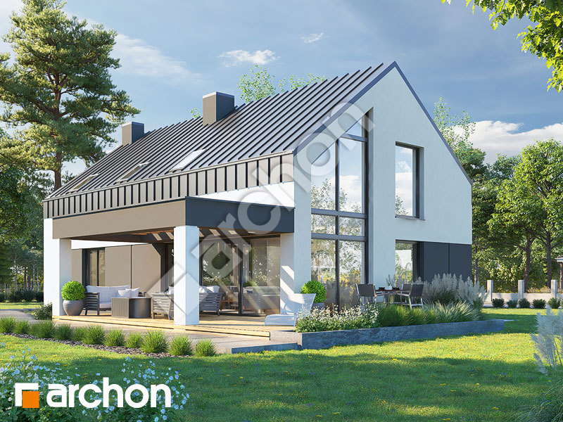 gotowy projekt Dom w kellerisach widok 1