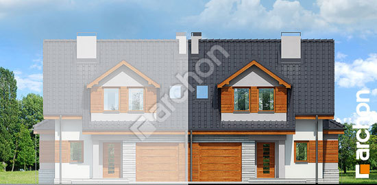 Elewacja frontowa projekt dom w klematisach 9 bt ver 2 7469d926c65de9185ad95b0ed474b784  264