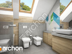 gotowy projekt Dom w żurawkach 5 Wizualizacja łazienki (wizualizacja 3 widok 1)