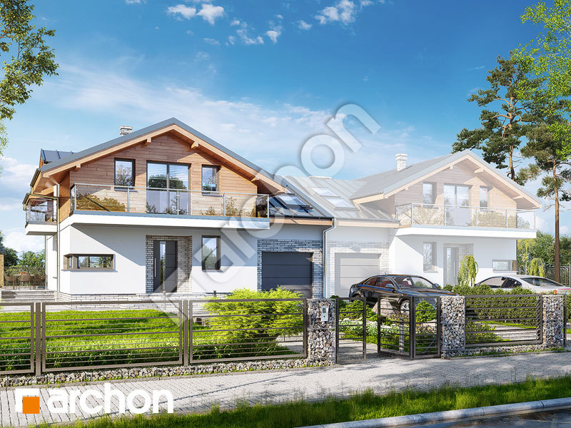 gotowy projekt Dom w budlejach (B) widok 1
