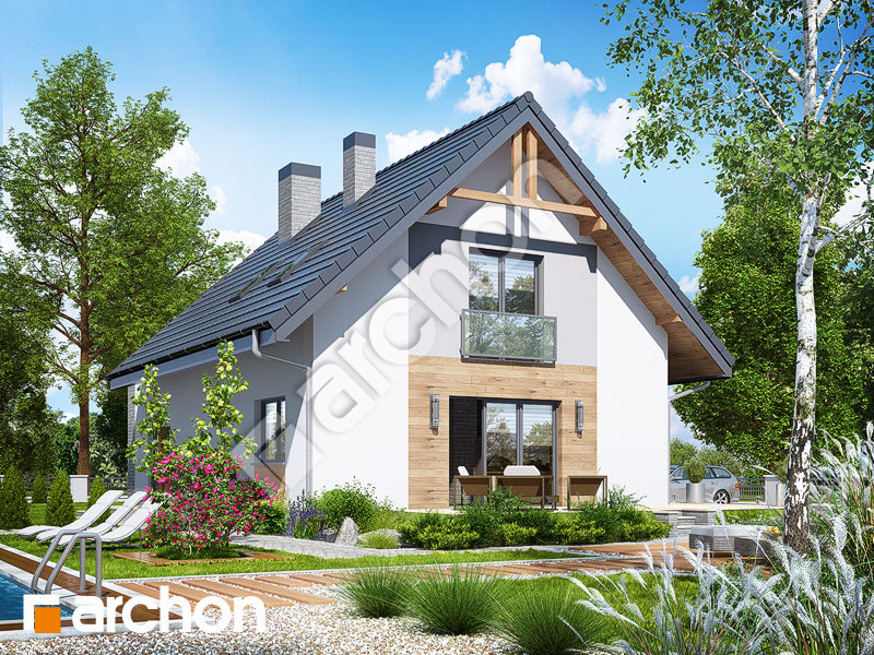 gotowy projekt Dom w lucernie 4 (G2) widok 1