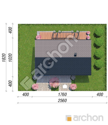 gotowy projekt Dom pod hebanowcem 5 (GE) sytuacja