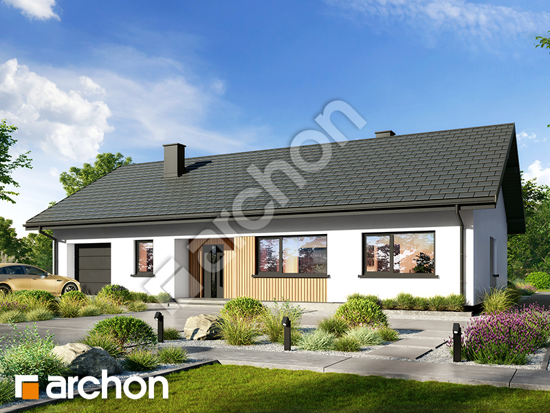 gotowy projekt Dom pod hebanowcem 5 (GE) widok 2