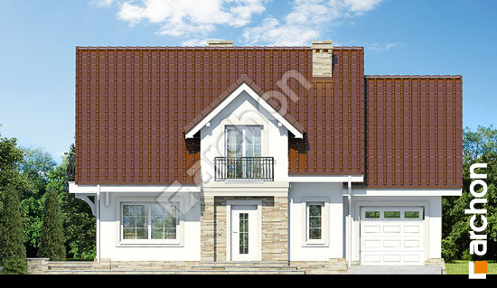 Elewacja frontowa projekt dom w lantanach ver 2 6ca11c52fbb6938468ee14aa0b79f1a2  264