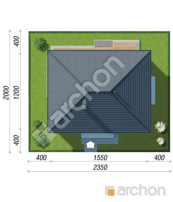 gotowy projekt Dom w litodorach (E) OZE sytuacja