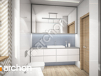 gotowy projekt Dom we wrzosach 2 (M) Wizualizacja łazienki (wizualizacja 3 widok 1)