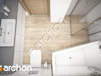 gotowy projekt Dom we wrzosach 2 (M) Wizualizacja łazienki (wizualizacja 3 widok 4)