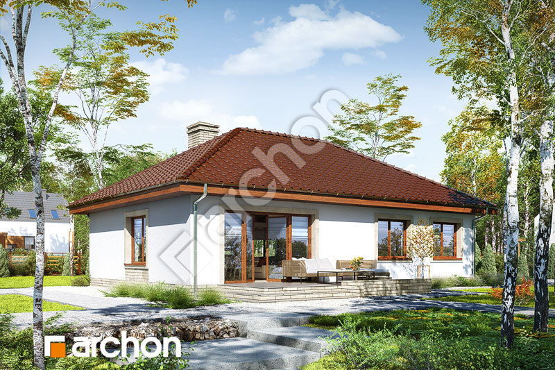 gotowy projekt Dom we wrzosach 2 (M) widok 1