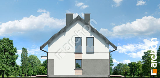Elewacja boczna projekt dom w jarzmiankach 1a30250db6455c945f45c56de5372cce  265