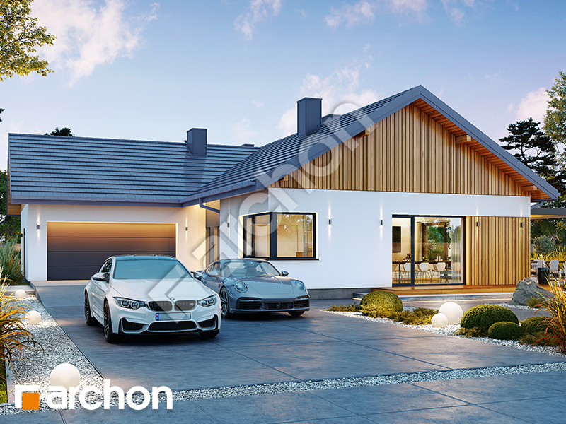 gotowy projekt Dom w berberysach 4 (G2) widok 1