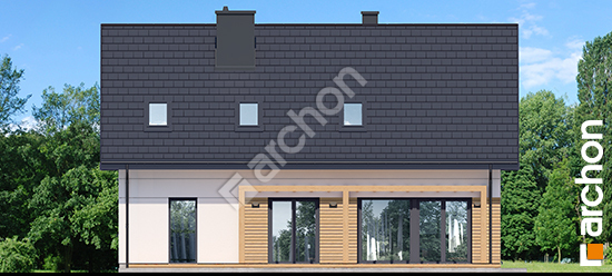 Elewacja ogrodowa projekt dom w balsamowcach 25 g d41658b7caed463d61ee6ff88100cc0e  267