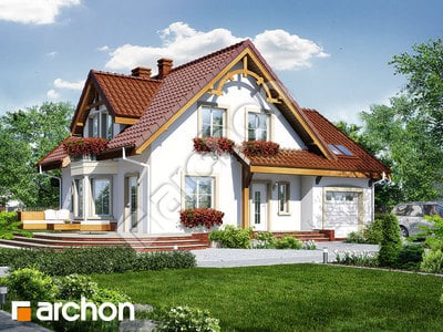 gotowy projekt Dom w tamaryszkach 3 