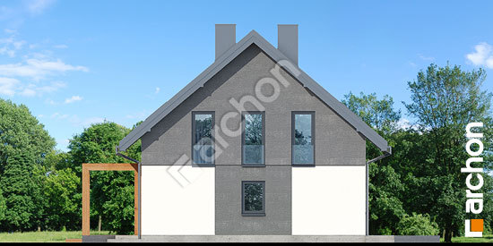 Elewacja boczna projekt dom w jablonkach 18 5ef460db66289ab50fe949560bcc2d66  266