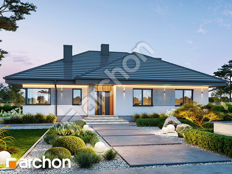 gotowy projekt Dom w alwach 3 (E) OZE 