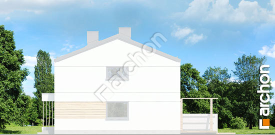 Elewacja boczna projekt dom w tunbergiach 2 b a6c81e141c6ef6a7458371043040abad  265