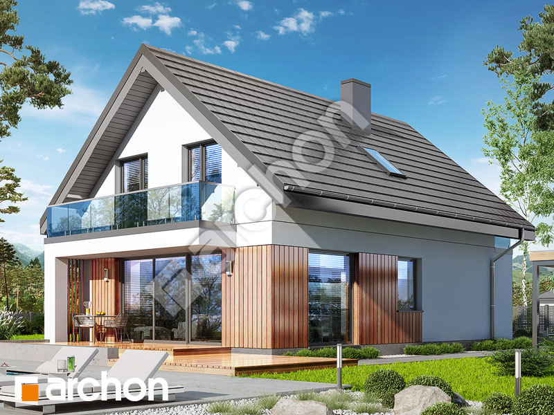 gotowy projekt Dom w sasankach 4 widok 1
