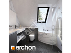gotowy projekt Dom w awokado 2 (N) Wizualizacja łazienki (wizualizacja 3 widok 1)