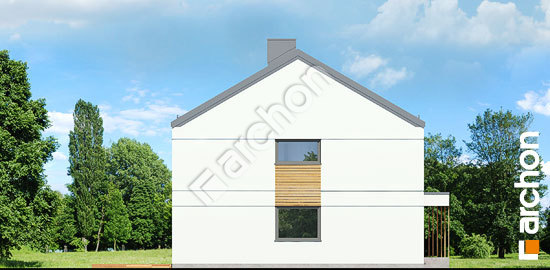 Elewacja boczna projekt dom w tunbergiach 3 95e278ed6841880546769544e1079340  266