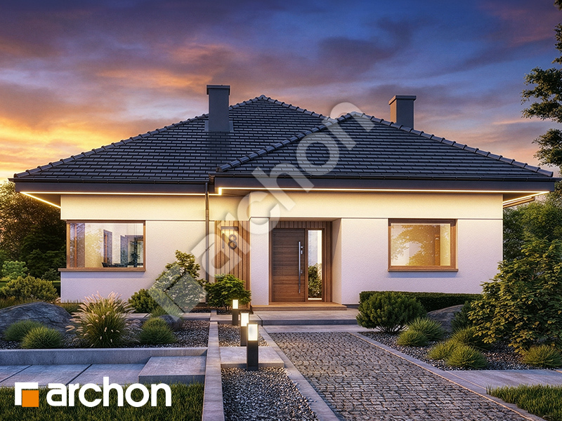 gotowy projekt Dom w renklodach 17 