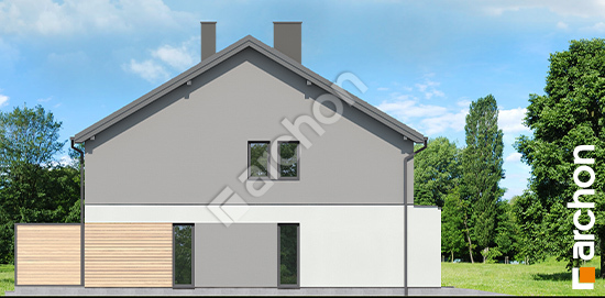 Elewacja boczna projekt dom w ribesach gb 54338cf973ab2c4360f2f9eb3630f80f  266