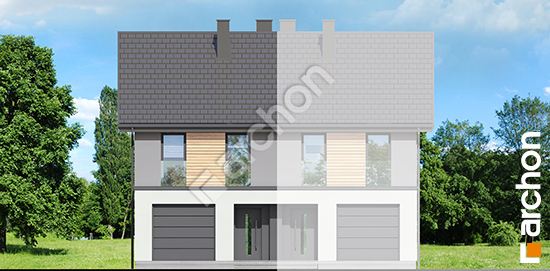 Elewacja frontowa projekt dom w ribesach gb ee2c13eb06d3c057fcc485ea18b87b30  264