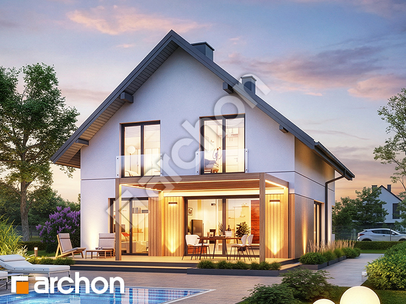 gotowy projekt Dom w anyżku 4 widok 2