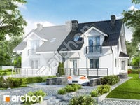 gotowy projekt Dom w ostróżkach 2 (P) widok 1