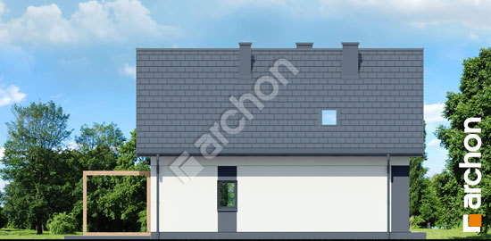 Elewacja boczna projekt dom w malinowkach 26 8c93d72c787a2f81d5f0ac0aa85345d3  266