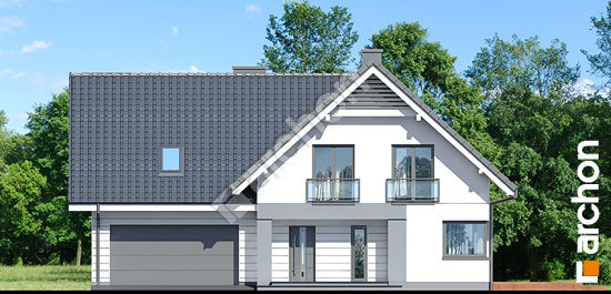 Elewacja frontowa projekt dom w orliczkach g2 83f4ae3e76834b03b63f381dfaadfcfe  264