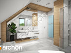 gotowy projekt Dom w orliczkach (G2) Wizualizacja łazienki (wizualizacja 3 widok 3)