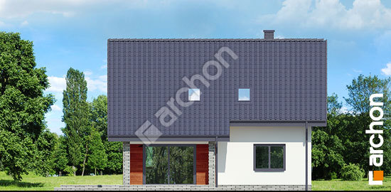 Elewacja ogrodowa projekt dom w malinowkach e cad87728c42647251dd8696e97cce63e  267