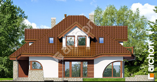 Elewacja boczna projekt dom w zefirantach p 4b7ff9ffa0140b2d88f6e500c5d12e49  265