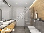 gotowy projekt Dom pod jarząbem 22 (E) OZE Wizualizacja łazienki (wizualizacja 3 widok 3)