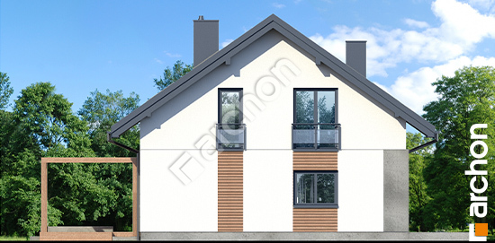 Elewacja boczna projekt dom w aurorach 14 ba00fc43aad5d09165e562e27becbebe  266