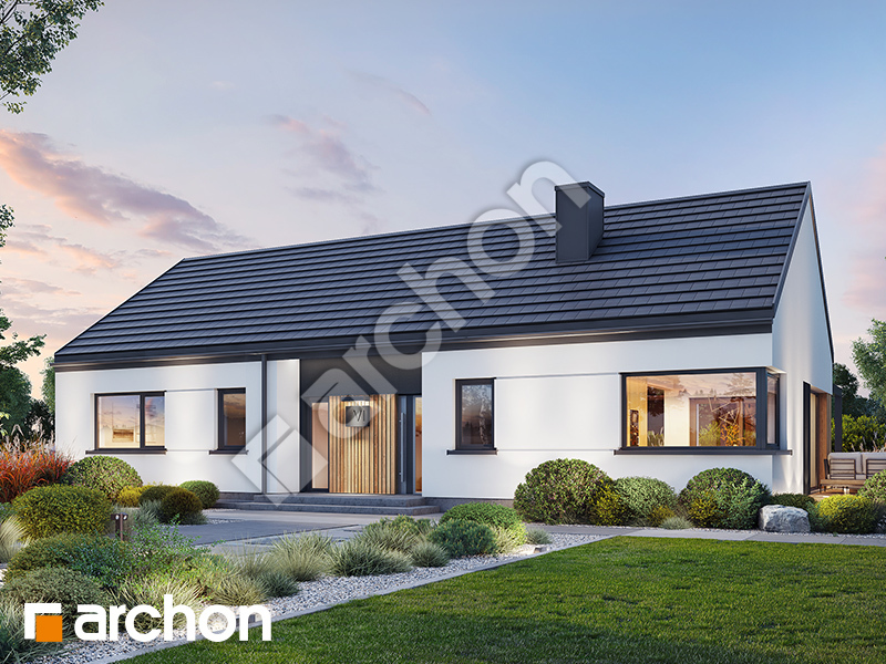 gotowy projekt Dom w sadźcach 2 (E) widok 2