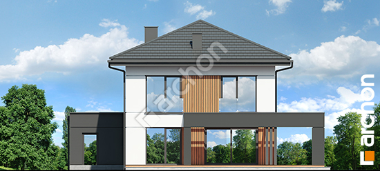 Elewacja ogrodowa projekt willa malwina g2e 07b42e8e4570256223ad2f1da1be63fa  267