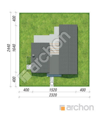 gotowy projekt Dom w perełkowcach 3 (E) OZE sytuacja