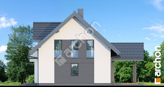 Elewacja boczna projekt dom w lucernie 11 e oze bceb97da016e375f4977f9299d06757e  266