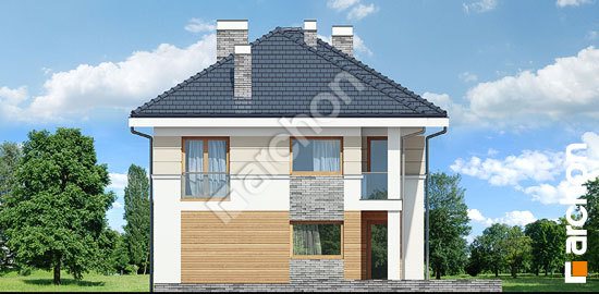 Elewacja ogrodowa projekt willa cecylia c104e570763e536b6aae8f1452deff25  267