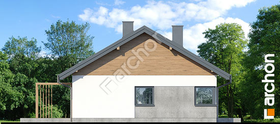 Elewacja boczna projekt dom w dereniach 2 14409b5dceae615f67dbec6938403de5  266
