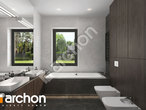 gotowy projekt Dom w renklodach 27 (G2) Wizualizacja łazienki (wizualizacja 3 widok 2)