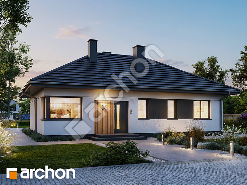 gotowy projekt Dom w kruszczykach 14 