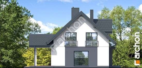 Elewacja boczna projekt dom w lucernie 11 g 265fdfd10d9511407ff071296eedf420  265