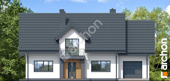 Elewacja frontowa projekt dom w lucernie 11 g f63291e98262823e2f86f6f11c339d93  264