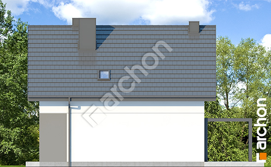 Elewacja boczna projekt dom w rododendronach 31 0f70e7b35cecd38a13b98d2ad65c2766  265