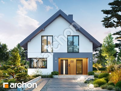 gotowy projekt Dom w rododendronach 31 