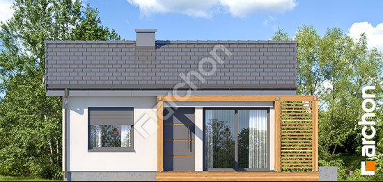 Elewacja frontowa projekt domek letniskowy w krokusach 3 373124ab1f1900343f1501237efa905f  264