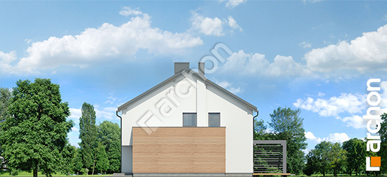Elewacja boczna projekt dom w bratkach 4 r2b ver 2 6172ab9e0401b60769688d54000515df  265